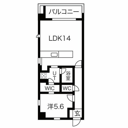 アクアプレイス四天王寺の物件間取画像